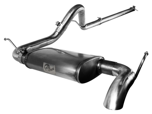 MACH Force-Xp 2-1/2 IN 409 Stainless Steel Cat-Back Hi-Tuck Exhaust System Jeep Wrangler (JK) 07-11 V6-3.8L