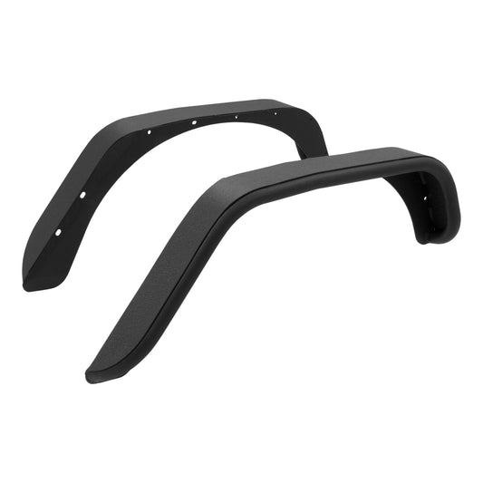 07-18 JEEP WRANGLER JK TUBULBAR REAR FENDER FLARE TEXTURE BLACK