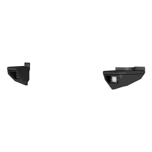 07-18 WRANGLER ALL REAR SIDE EXTENSIONS WITH LED (ALUMINUM)