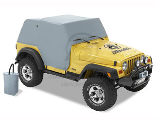 97-06 JEEP WRANGLER 2DR ALL WEATHER TRAIL COVER-CHARCOAL