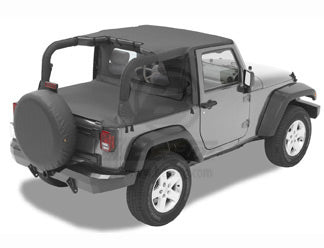 07-18 JEEP WRANGLER JK 2DR STANDARD WINDJAMMER-BLACK DIAMOND