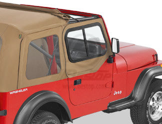 88-95 WRANGLER UPPER DOOR SLIDERS - SPICE