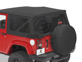 07-10 JEEP WRANGLER 2DR TINTED WINDOW KIT-BLACK DIAMOND