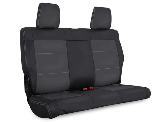 Rear Seat Cover for  11- 12 Jeep Wrangler JK 2 door Black and grey