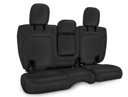 Rear Bench Cover for Jeep Wrangler JLU 4 door with leather interior All Black