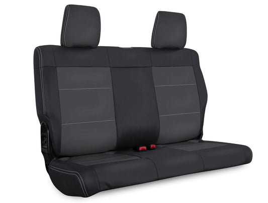 Rear Seat Cover for  08- 10 Jeep Wrangler JKU 4 door Black and grey