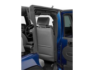 07-18 JEEP WRANGLER JK UNLIMITED DOOR SURROUND KIT (FOR CABLE TOP) BLACK