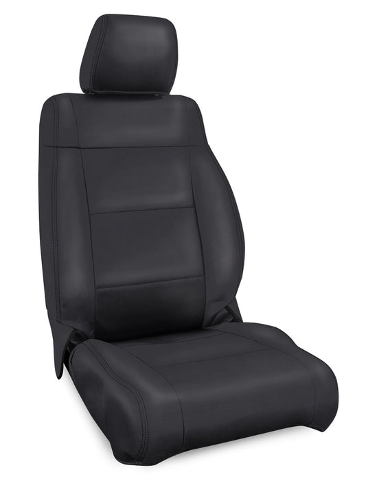 Front Seat Covers for  07- 10 Jeep Wrangler JK 2 door or 4 door (Pair) All Black