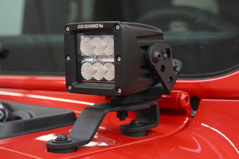 LIGHT MOUNT JEEP WRANGLER 3'CUBE