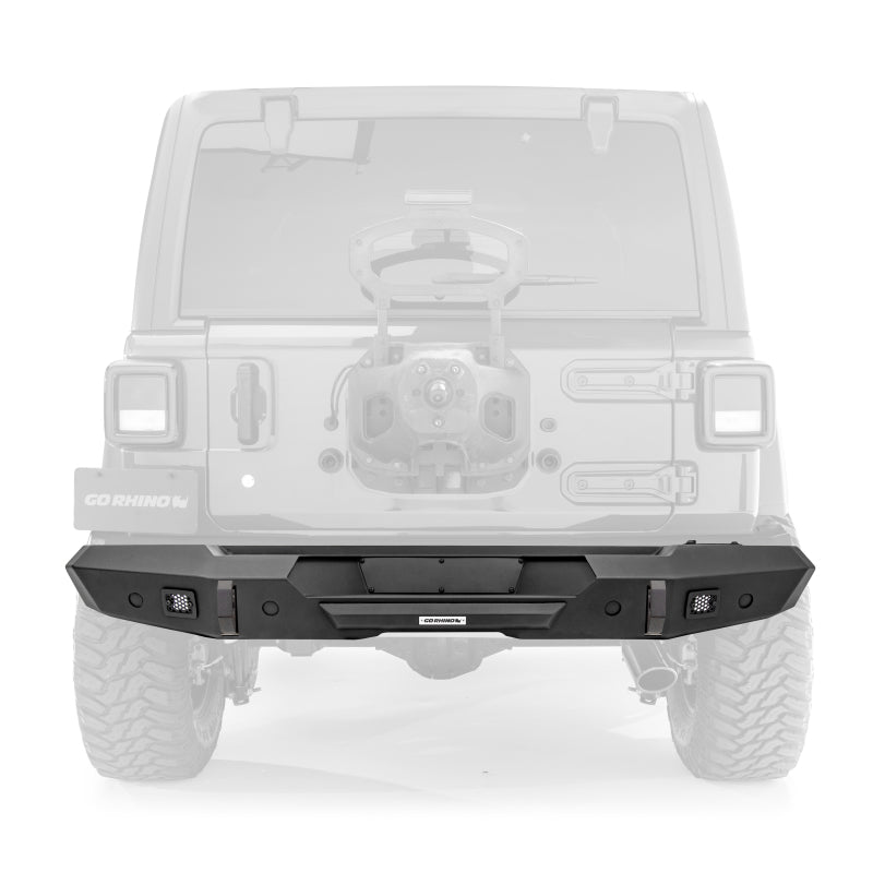 Trailline Rear Straight Bumper Wrangler JL and JLU Jeep 2018 2020