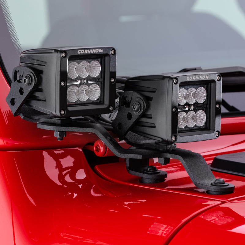 LIGHT MOUNT JEEP WRANGLER 2-3'OFFS