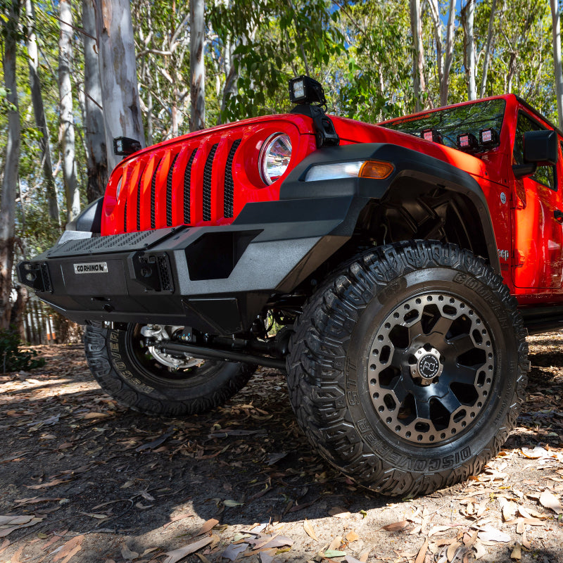 07-C TRAILLINE FRONT FULL WIDTH BUMPER BLACK POWDERCOAT FINISH