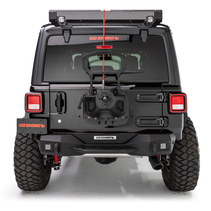 18-C WRANGLER JL ROCKLINE REAR STUBBY BUMPER