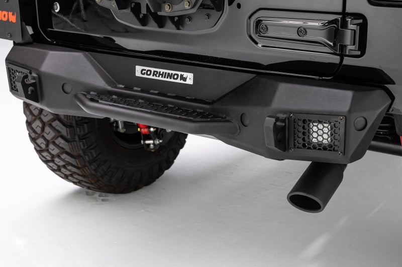 18-C WRANGLER JL ROCKLINE REAR STUBBY BUMPER