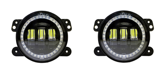 Jeep Wrangler JL/JT Gladiator 4 Inch HD-RGB Fog Lights Quake LED