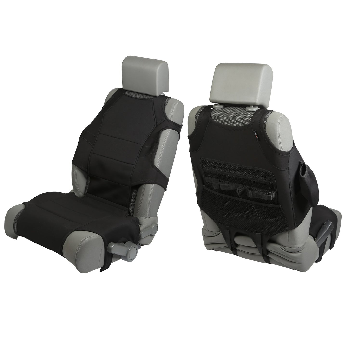 Seat Protector Vest Kit Neoprene Black 07-21 Jeep Wrangler   20-21 Gladiator