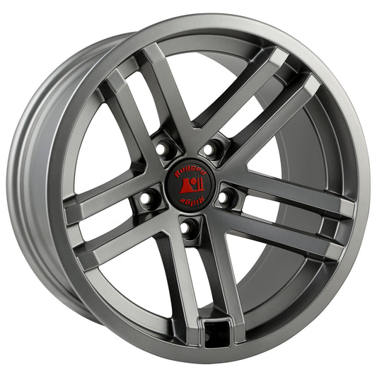 Jesse Spade Wheel 17x9 Satin Gun Metal 07-21 Jeep Wrangler   20-21 Gladiator