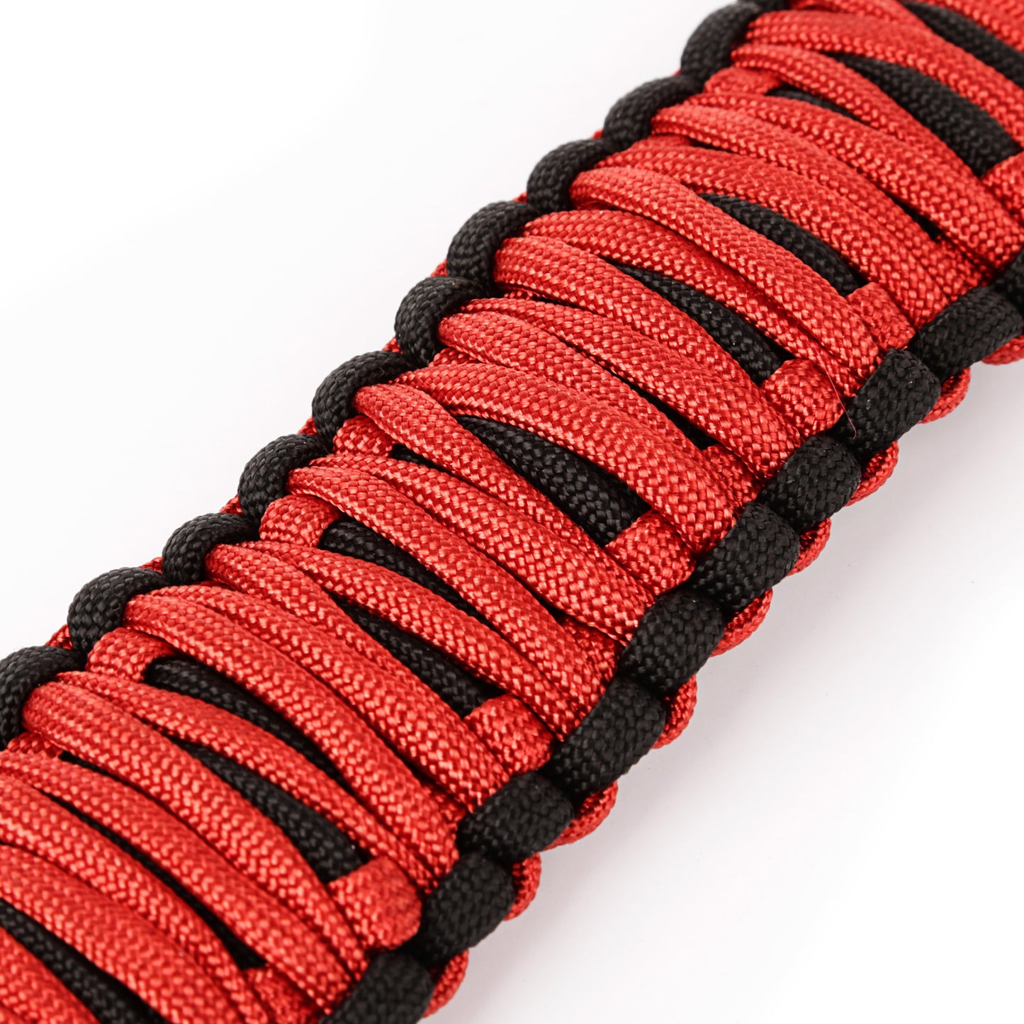 Grab Handle Paracord A-Pillar Mounted Red 07-18 Wrangler JK JKU