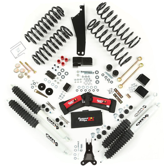 LIFT KIT,ORV, 07-16 WRANGLER 2DR 3.5 INCH/4DR 2.5 INCH WITH SHOCKS