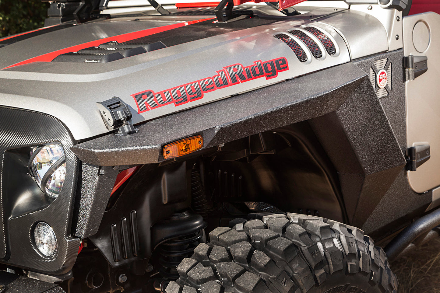 XHD Armor Fender Kit Front Pair 07-18 Jeep Wrangler JK JKU