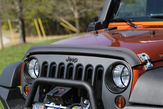 BUG DEFLECTOR,MATTE BLACK, 07-16 JEEP WRANGLER