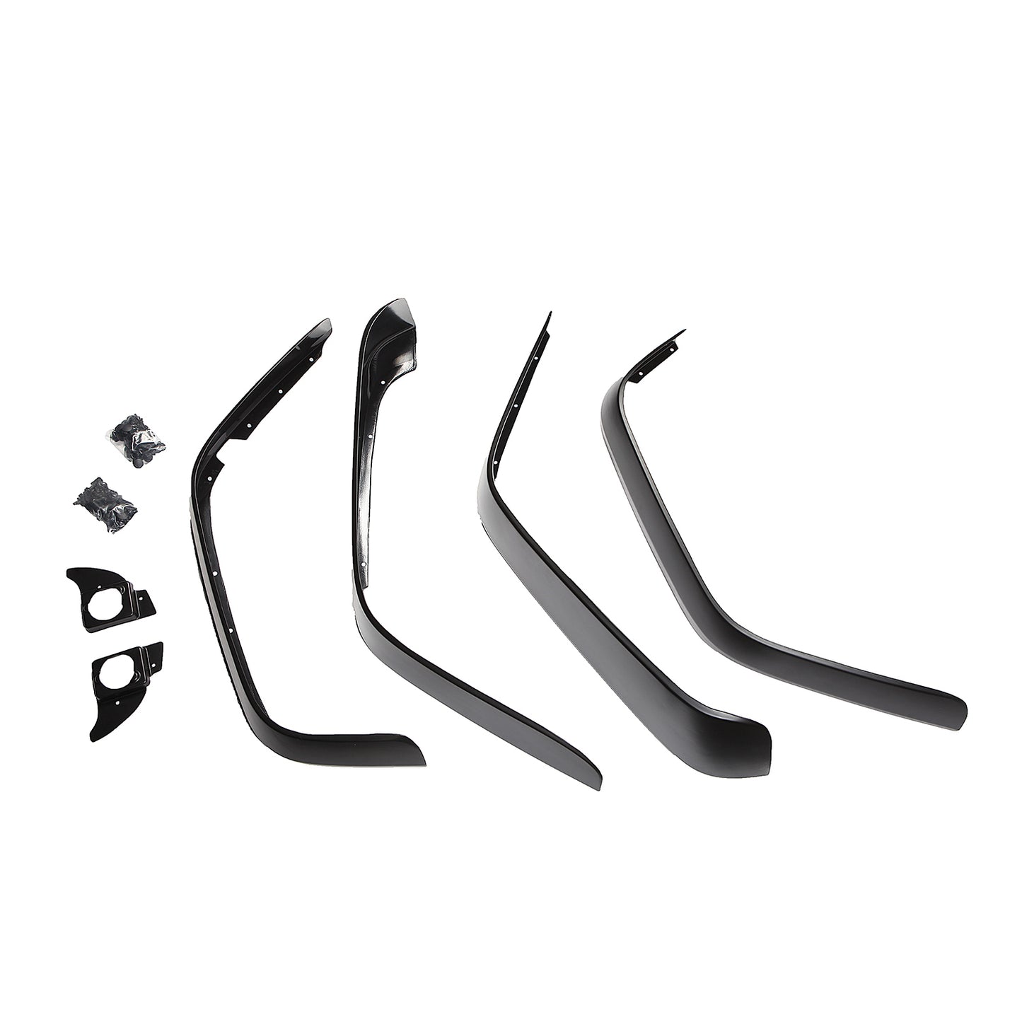 FLAT FLARE AND FENDER LINER KIT, 07-16 JEEP WRANGLER