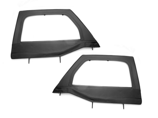 Door Kit Front Upper Black Diamond 07-18 Jeep Wrangler JK