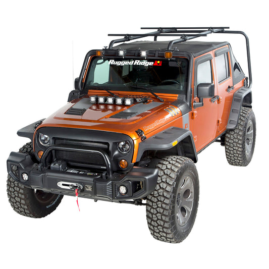 SHERPA ROOF RACK KIT; 07-18 JEEP WRANGLER JKU, 4 DOOR