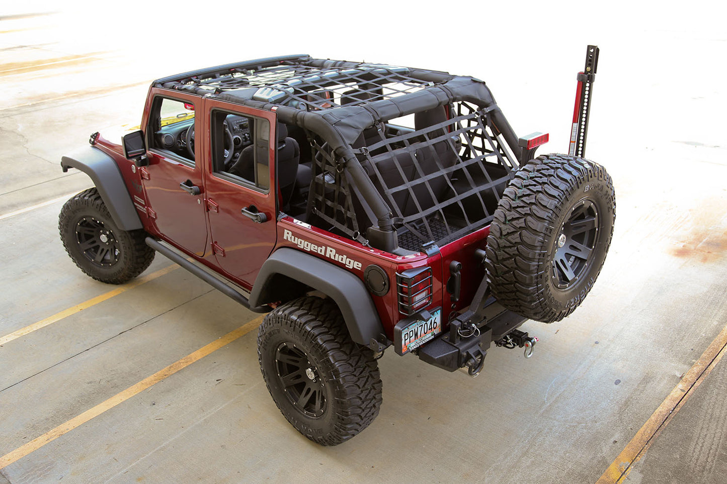 07-16 WRANGLER(JK)BLACK CARGO NET 4DR