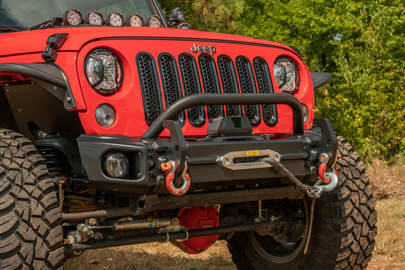 Arcus Front Bumper Tube Overrider Black 07-18 Jeep Wrangler JK