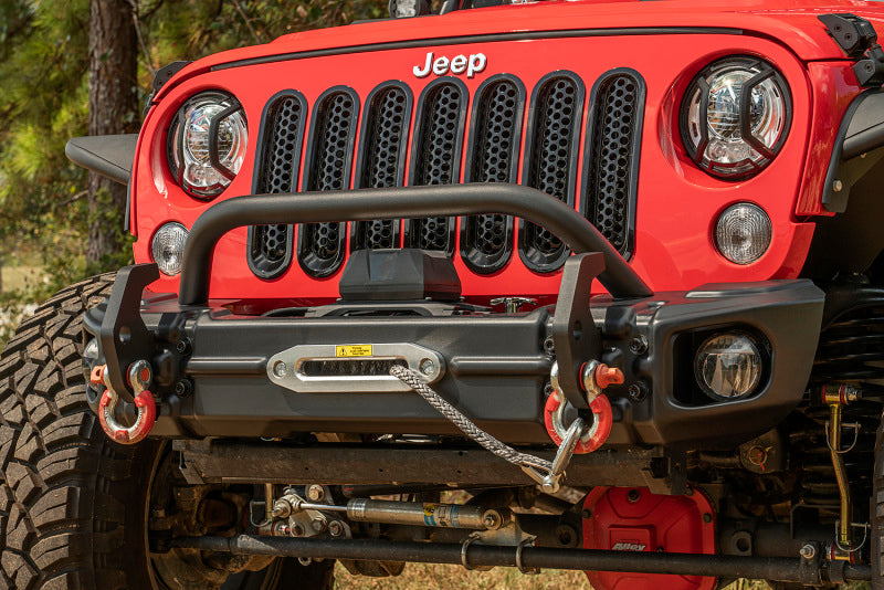 Arcus Front Bumper Tube Overrider Black 07-18 Jeep Wrangler JK