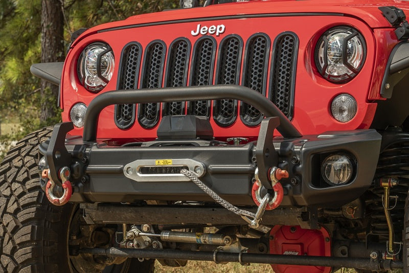 Arcus Front Bumper Tube Overrider Black 07-18 Jeep Wrangler JK