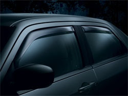 Dark Smoke FrontANDRear Side WFTdow Deflectors Jeep Commander 2006 +