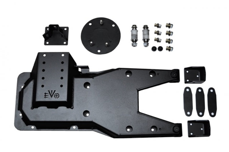 EVO JK Pro Series Hinged Gate Carrier (Black) 2007-2017 Jeep Wrangler JK JKU