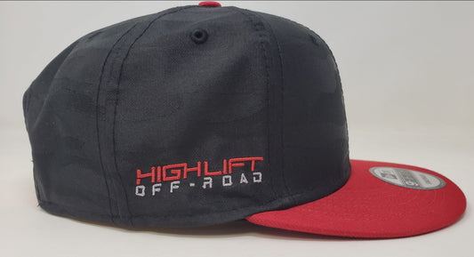 HL Black & Scarlet Camo New Era® Snapback Cap