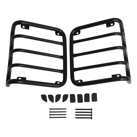 RT Off-Road - Stainless Black Tail Light Guard Set