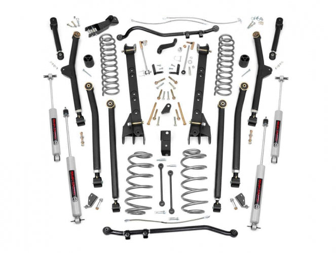 6 Inch Jeep Long Arm Suspension Lift Kit 04-06 Wrangler Unlimited TJ Rough Country