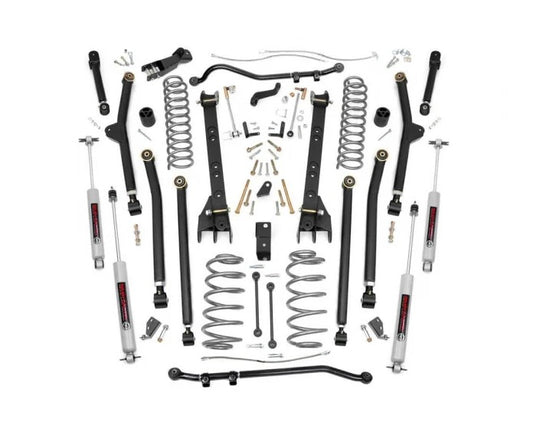 4 Inch Jeep Long Arm Suspension Lift Kit 04-06 Wrangler Unlimited TJ Rough Country