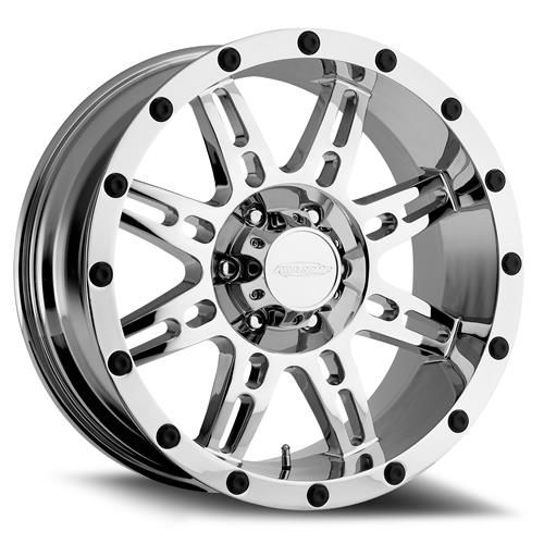 Series 6631 20x9 with 6 on 135 Bolt Pattern 5 Backspace Chrome Finish Pro Comp Alloy Wheels