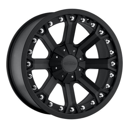 Series 7033 17x9 with 5 on 5.5 Bolt Pattern Flat Black Pro Comp Alloy Wheels