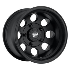 Series 7069 16x8 with 8 on 6.5 Bolt Pattern Flat Black Machined Pro Comp Alloy Wheels