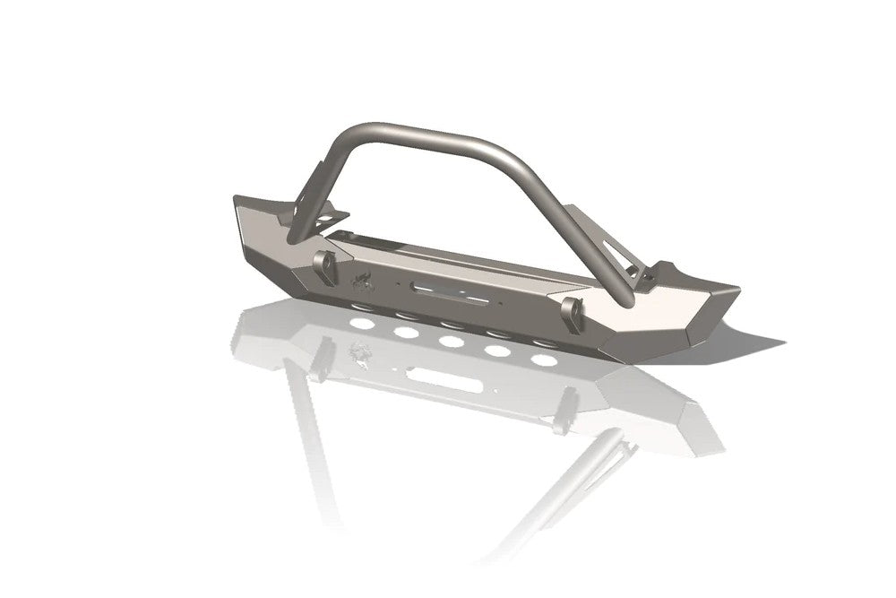 Pyro Mid-Width Front Bumper with Flat Top Stinger | Jeep Wrangler CJ/YJ/TJ