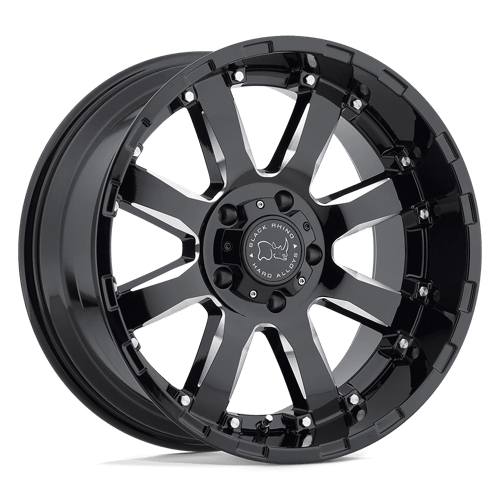 BRSRA 17X9 8X170 G-BLK-MILL -12MM