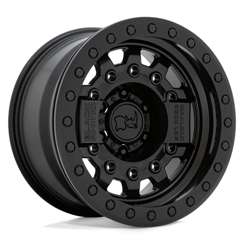 BRAVG 17X8.5 5X5.0 M-BLK BLK-HDW -32MM