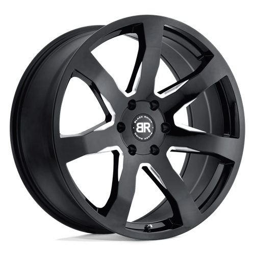 BRMZA 22X9.5 5X5.0 G-BLK-MILL 30MM