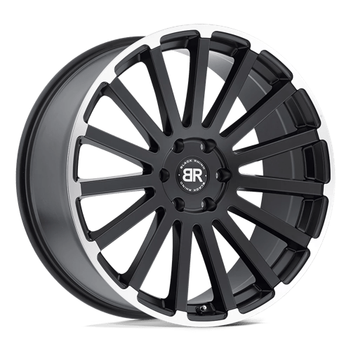 BRSPR 22X9.5 5X5.0 M-BLK-MCH-LP 30MM