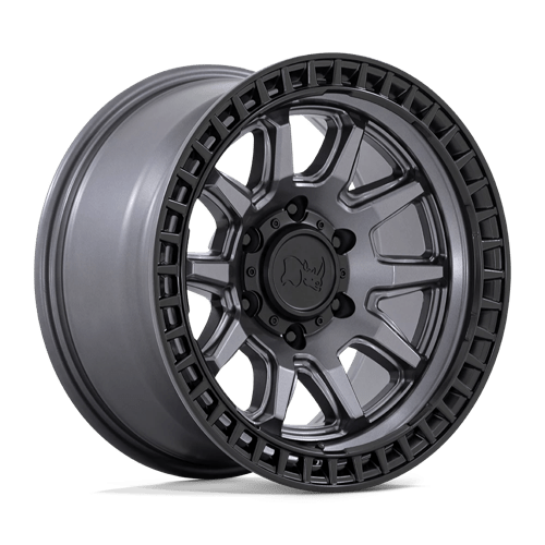 BR001 17X8.5 5X120 M-GNMTL BLK-LP 34MM