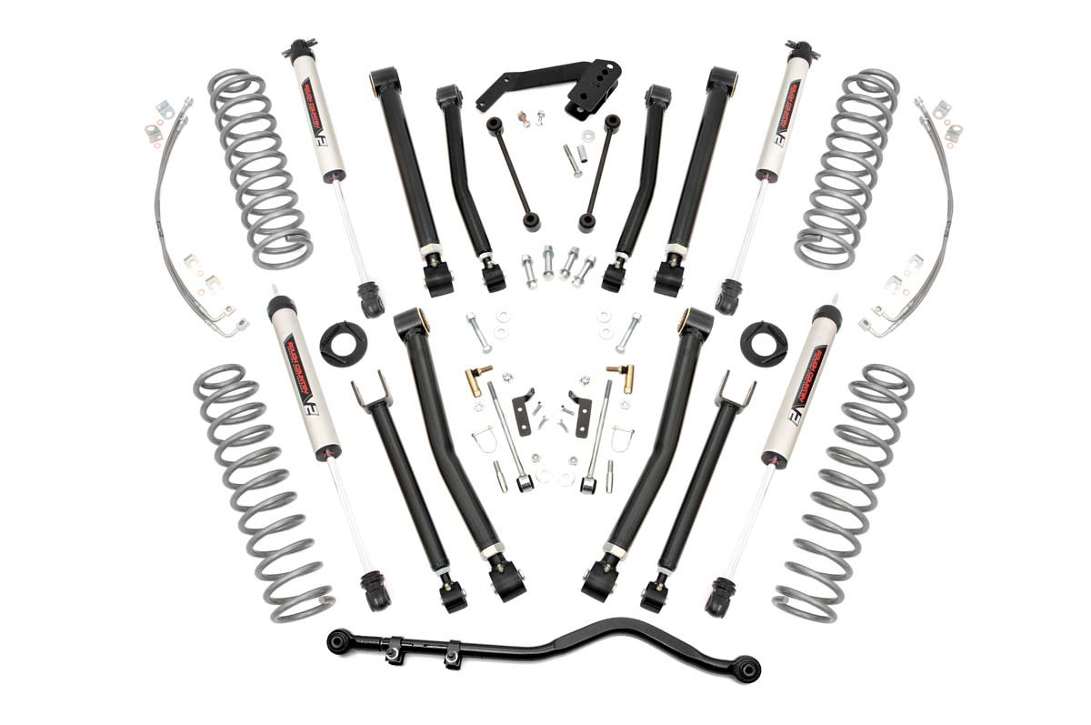 4in Jeep X-series Suspension Lift Kit w/ V2 Shocks (07-18 Wrangler JK Unlimited)