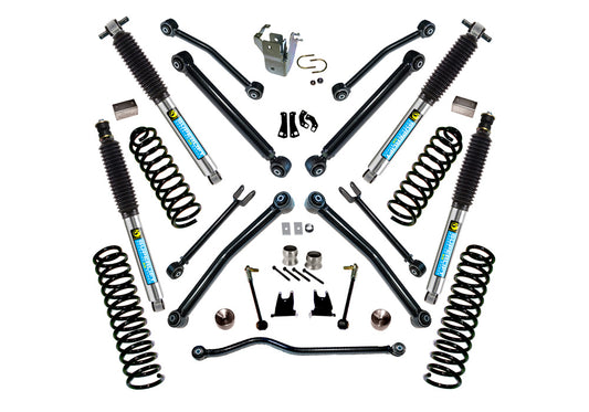 Superlift K996B 4" Lift Kit - 07-18 Wrangler JK - 2-door - w/ Reflex Ctrl Arms & Bilstein Shocks