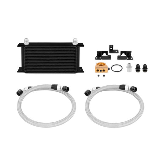 Mishimoto Jeep Wrangler JK Thermostatic Oil Cooler Kit, Black, 2007-2011